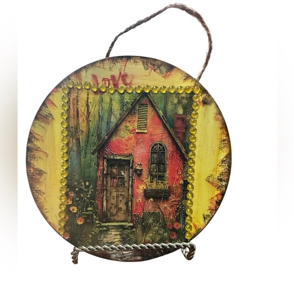 Handmade Other - Hand crafted House embellished sign